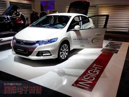 2012年度巴黎車(chē)展:日本車(chē)廠(chǎng)本田(Honda)的混合動(dòng)力小車(chē)Insight搭載Motor Assist系統