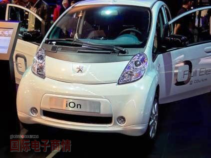 2012年度巴黎車(chē)展:Peugeot全電動(dòng)車(chē)iOn配備的鋰離子電池是由日本業(yè)者Lithium Energy 開(kāi)發(fā)