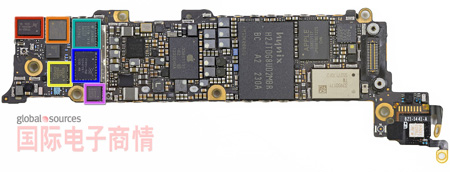 《國際電子商情》拆解iPhone5內無(wú)新面孔供應商，三星入冷宮